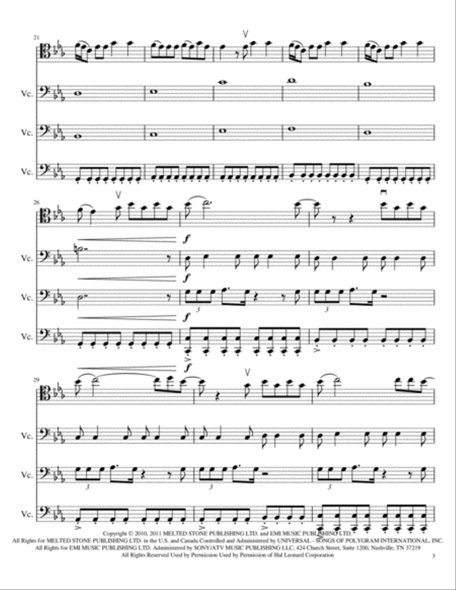 Rolling In The Deep Small Ensemble scores gallery preview page 3
