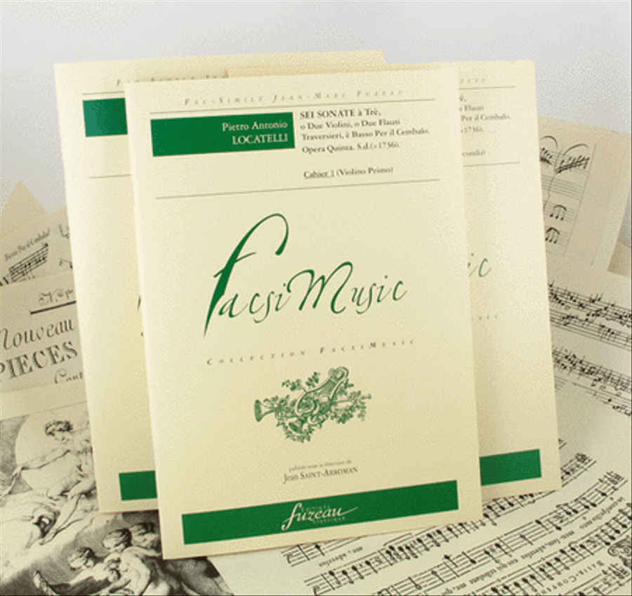 Sei Sonate a tre - Opus V Flute scores gallery preview page 1