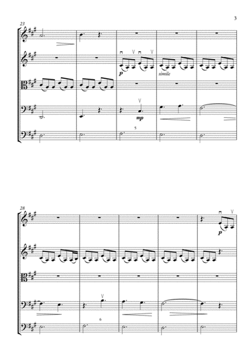 Contemplation, for String Orchestra - score only