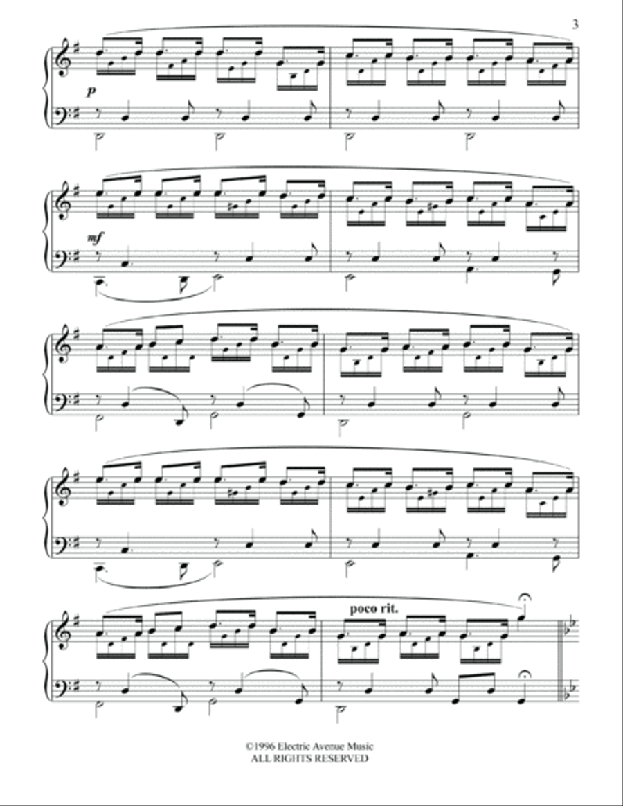 Schubert's Hark! The Herald Angels Sing Impromptu Piano Solo scores gallery preview page 5