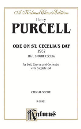 Book cover for Ode to St. Cecilia's Day
