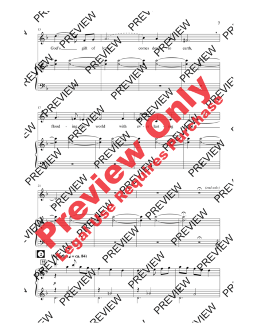 On This Shining Night On This Shining Night 4-Part scores gallery preview page 17