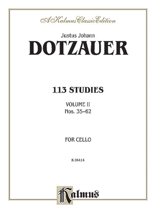 Book cover for 113 Studies, Volume 2