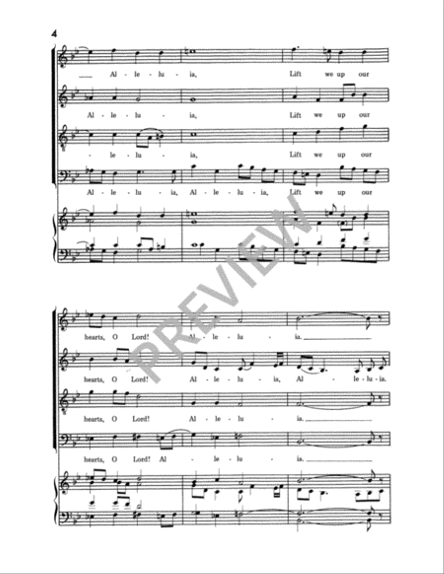 As the Sun Doth Daily Rise 4-Part scores gallery preview page 5