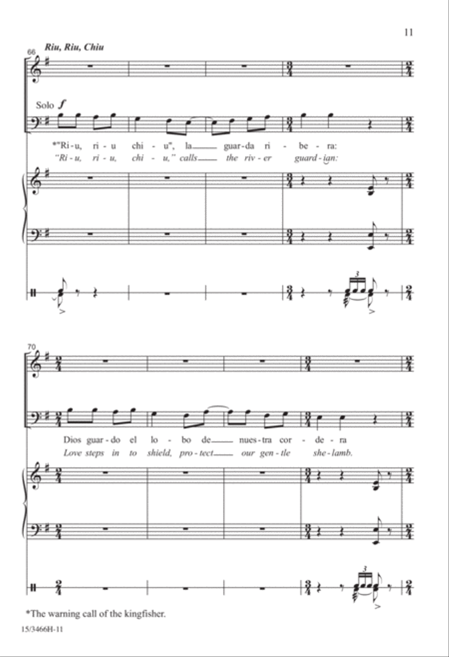 Tres Villancicos Españoles 4-Part scores gallery preview page 10