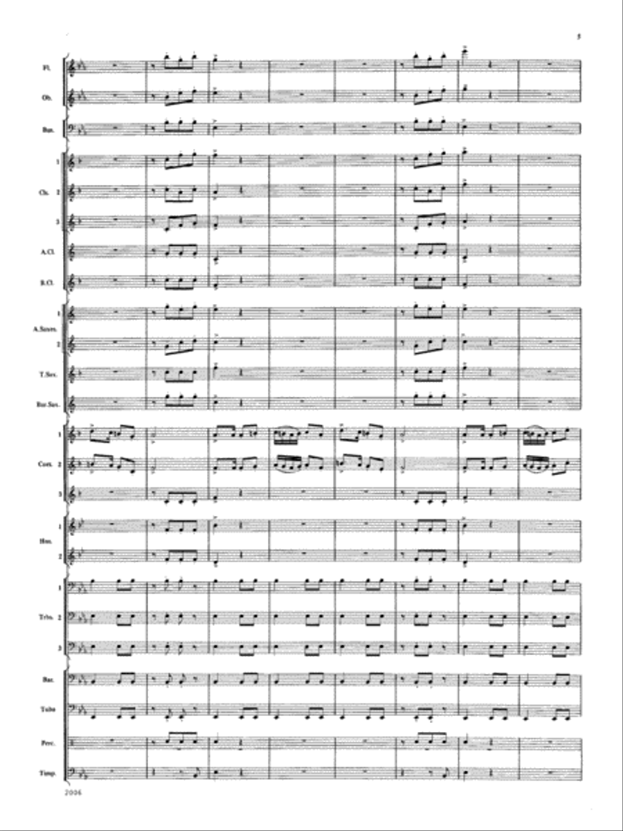 Shenandoah Valley: Score Shenandoah Valley: Score Concert Band scores gallery preview page 5