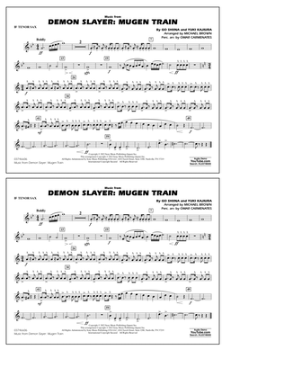 Music from Demon Slayer: Mugen Train - Bb Tenor Sax