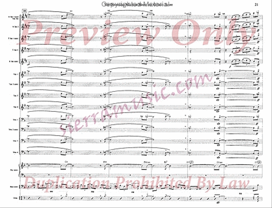 The Doomsday Machine Meets Mr. Gelato Jazz Ensemble scores gallery preview page 22