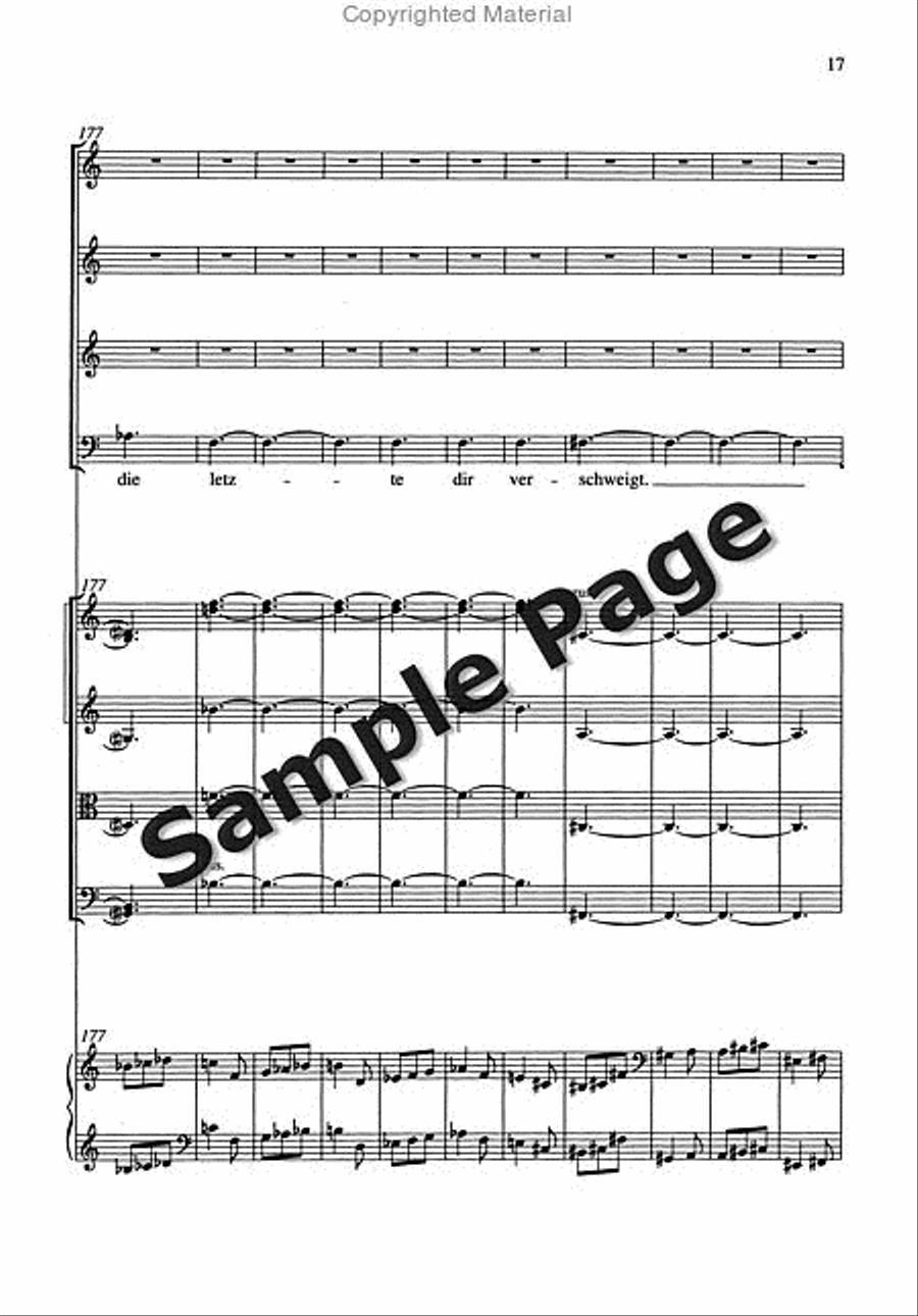 Gloriola Satb/strings/pf Score 4-Part scores gallery preview page 18