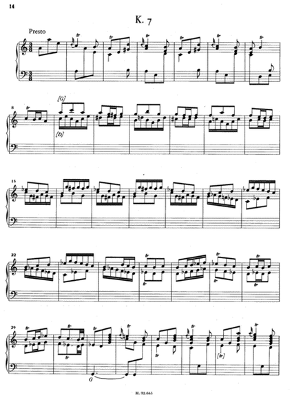 Scarlatti- Sonata in A minor K7 - L379 ( Original Version) image number null