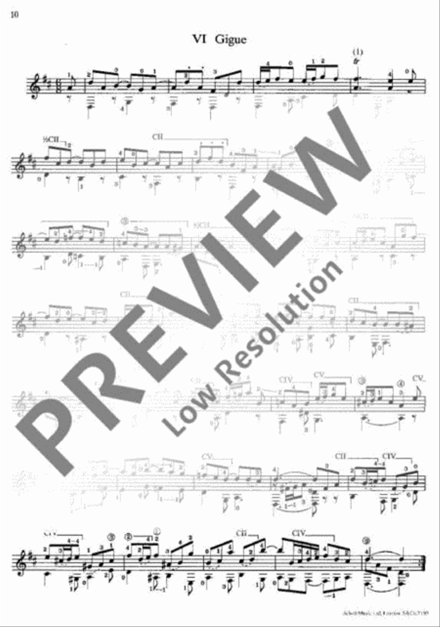 Suite No. 1 for Violoncello Cello scores gallery preview page 13