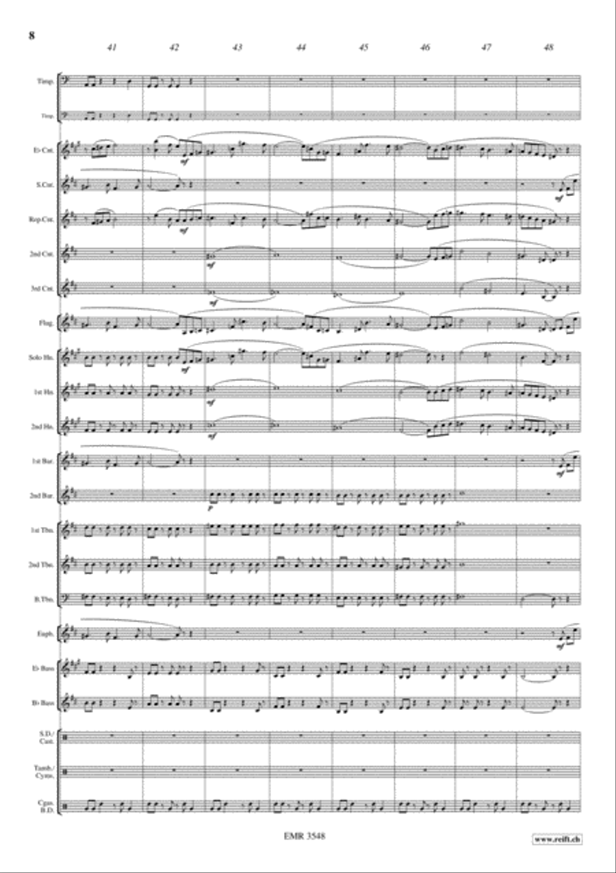Timpanissimo Brass Band scores gallery preview page 9