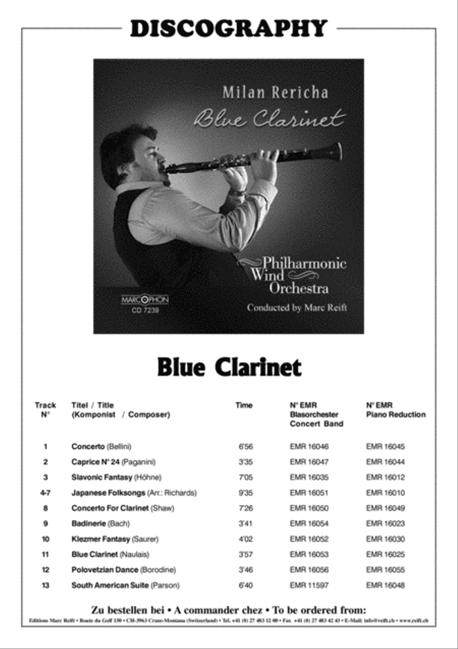 Slavonic Fantasy Slavonic Fantasy Clarinet Solo scores gallery preview page 4