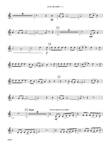 Seussical: The Musical: 1st B-flat Trumpet