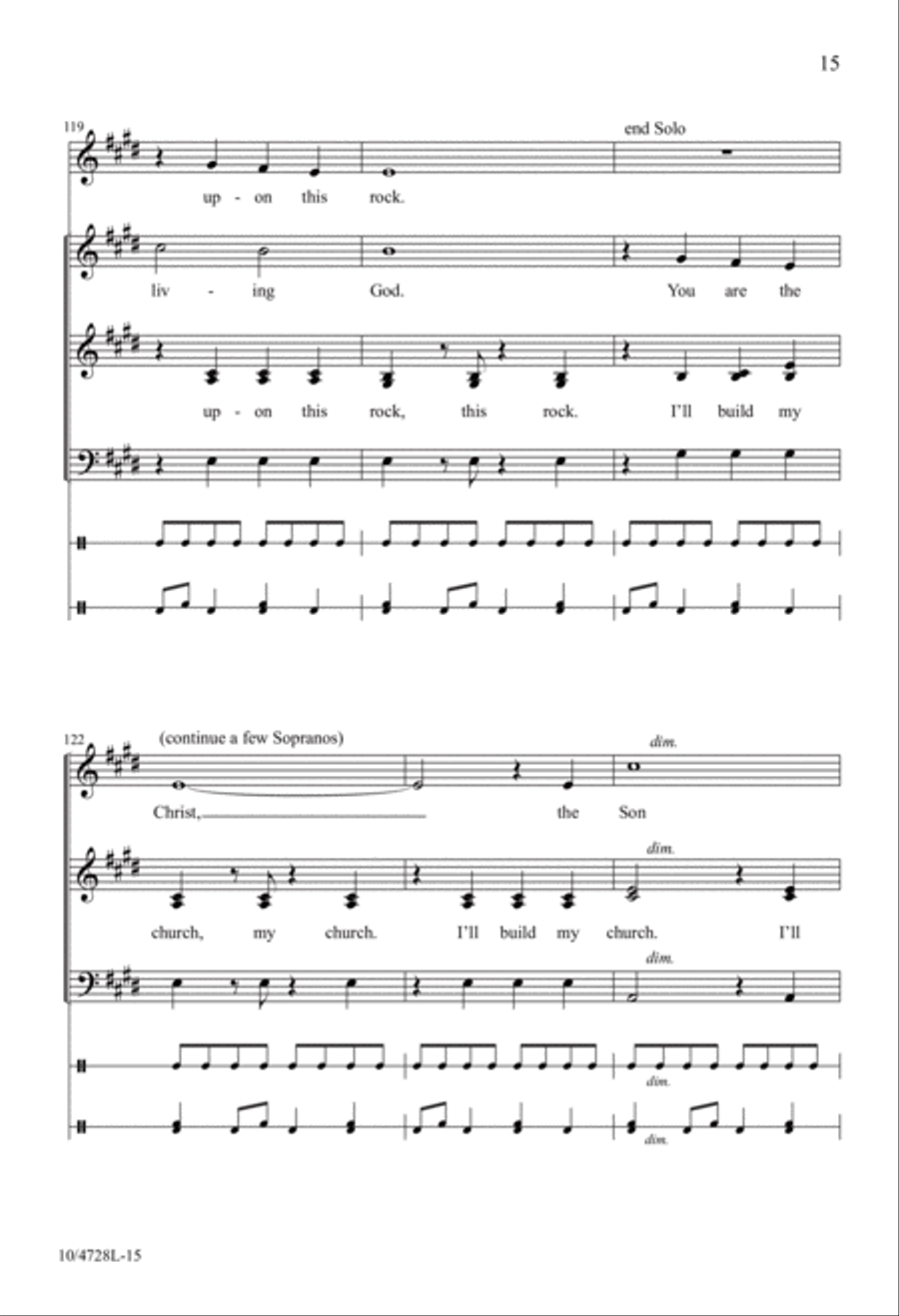 Upon This Rock 3-Part scores gallery preview page 15