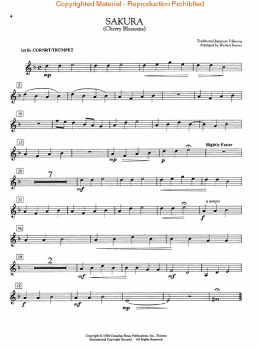Play Along with The Canadian Brass Brass Quintet scores gallery preview page 3