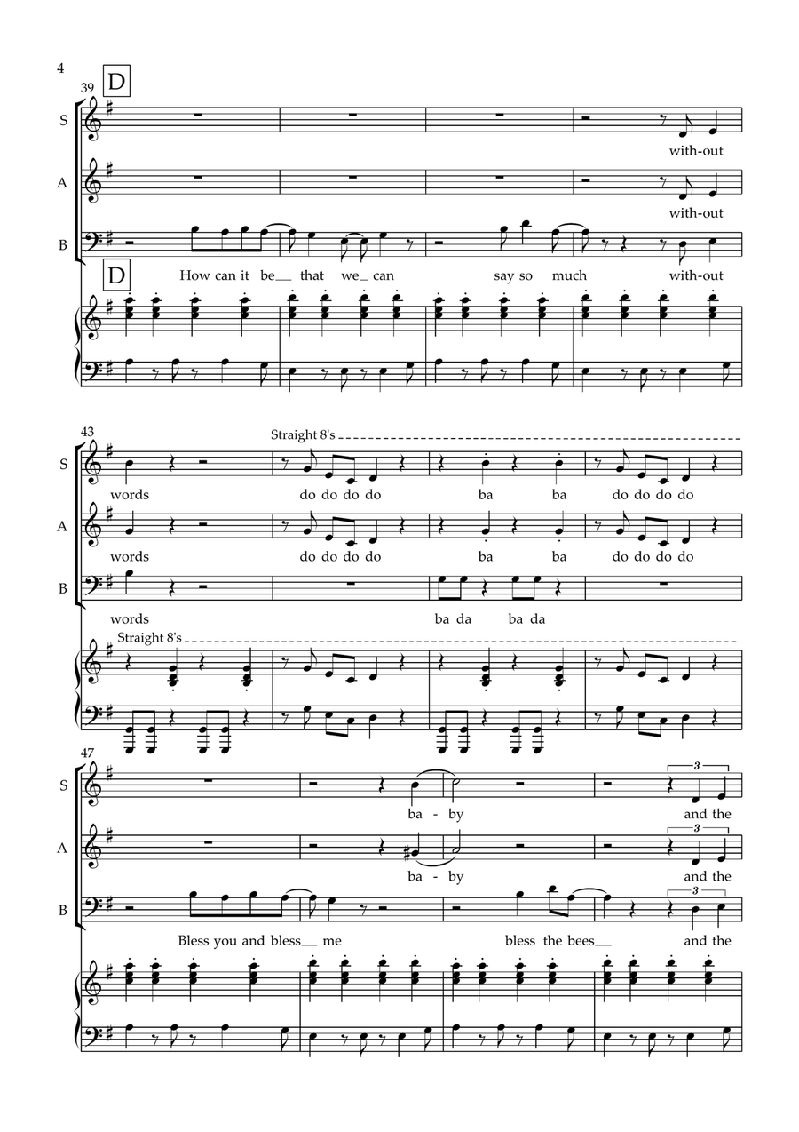 It Must Be Love 3-Part scores gallery preview page 5