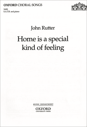 Book cover for Home is a special kind of feeling