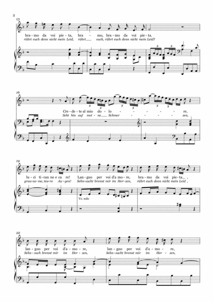 G.F.Handel-Aria of Morgana:Credete al mio dolore(from "Alcina")