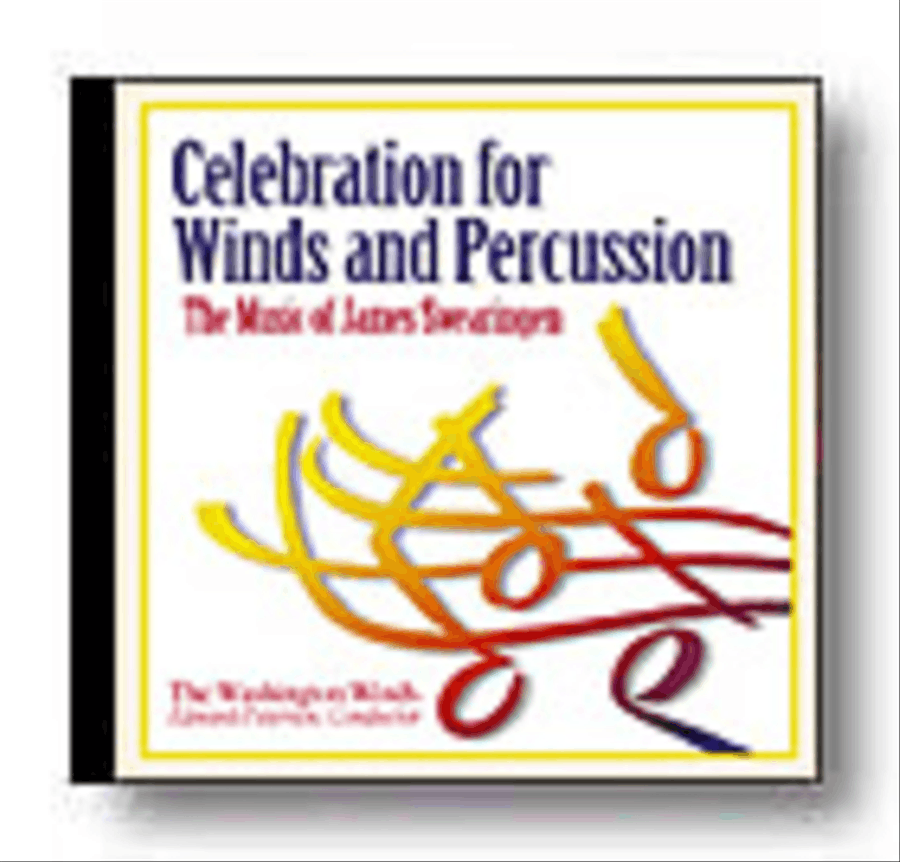 Celebration for Winds and Percussion Percussion - Sheet Music