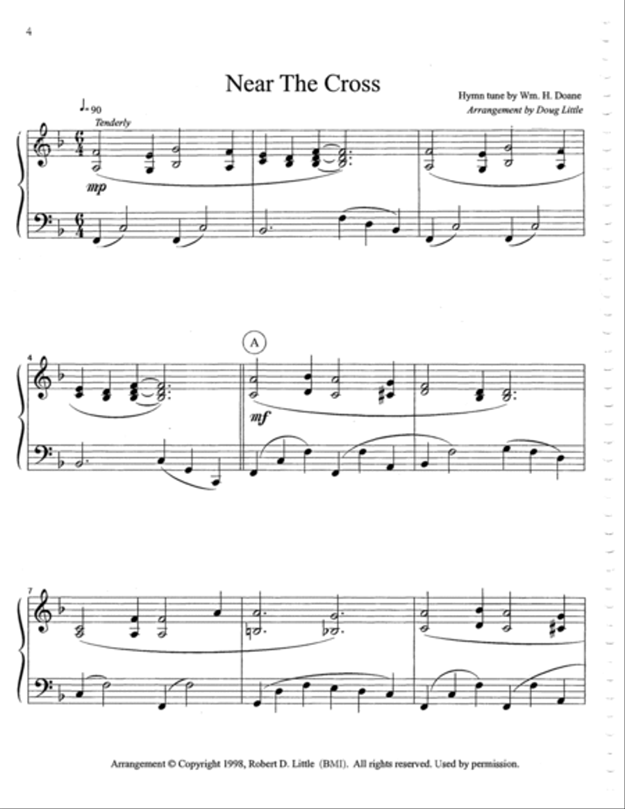 Near The Cross / The Best-Loved Hymn Tunes of William Howard Doane Piano Method scores gallery preview page 5
