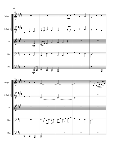 Fantasia for Christmas (brass quintet)