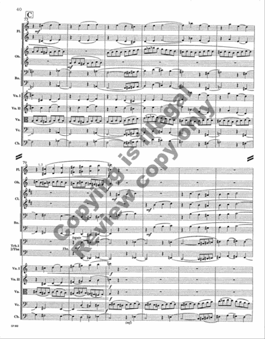 Symphony No. 1 Full Orchestra scores gallery preview page 42