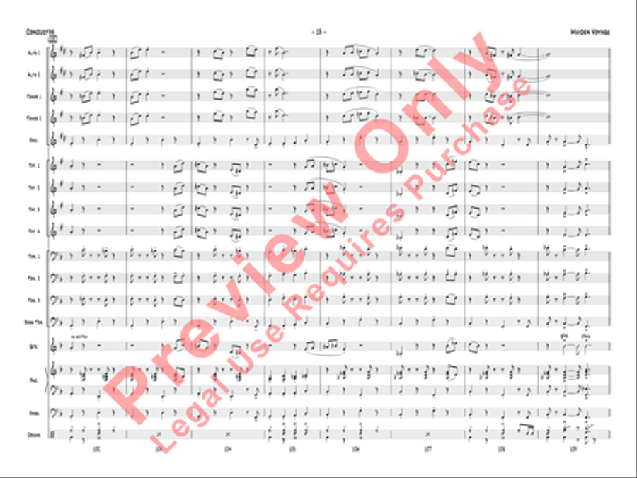 Maiden Voyage Jazz Ensemble scores gallery preview page 16