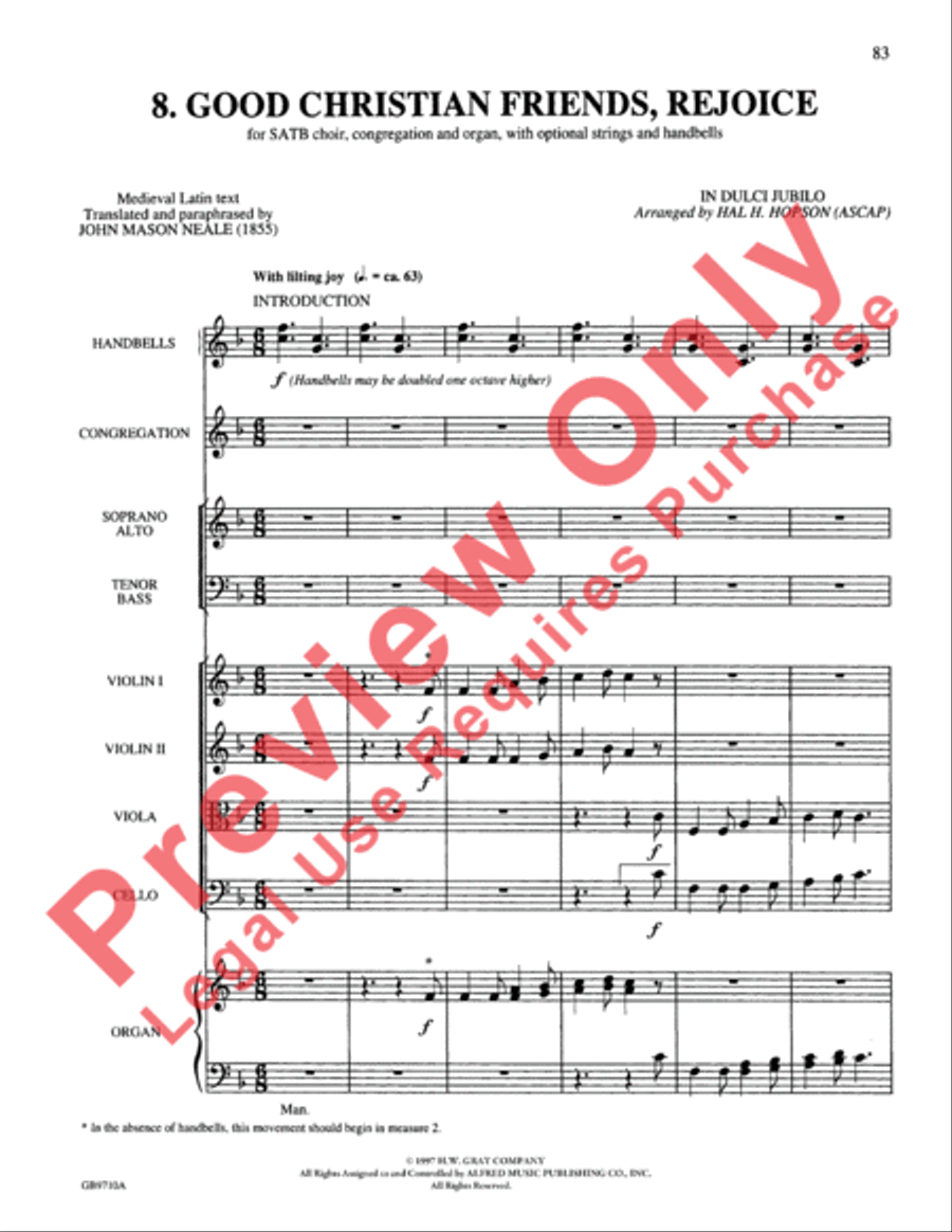 A Festival of Lessons and Carols Choir scores gallery preview page 84