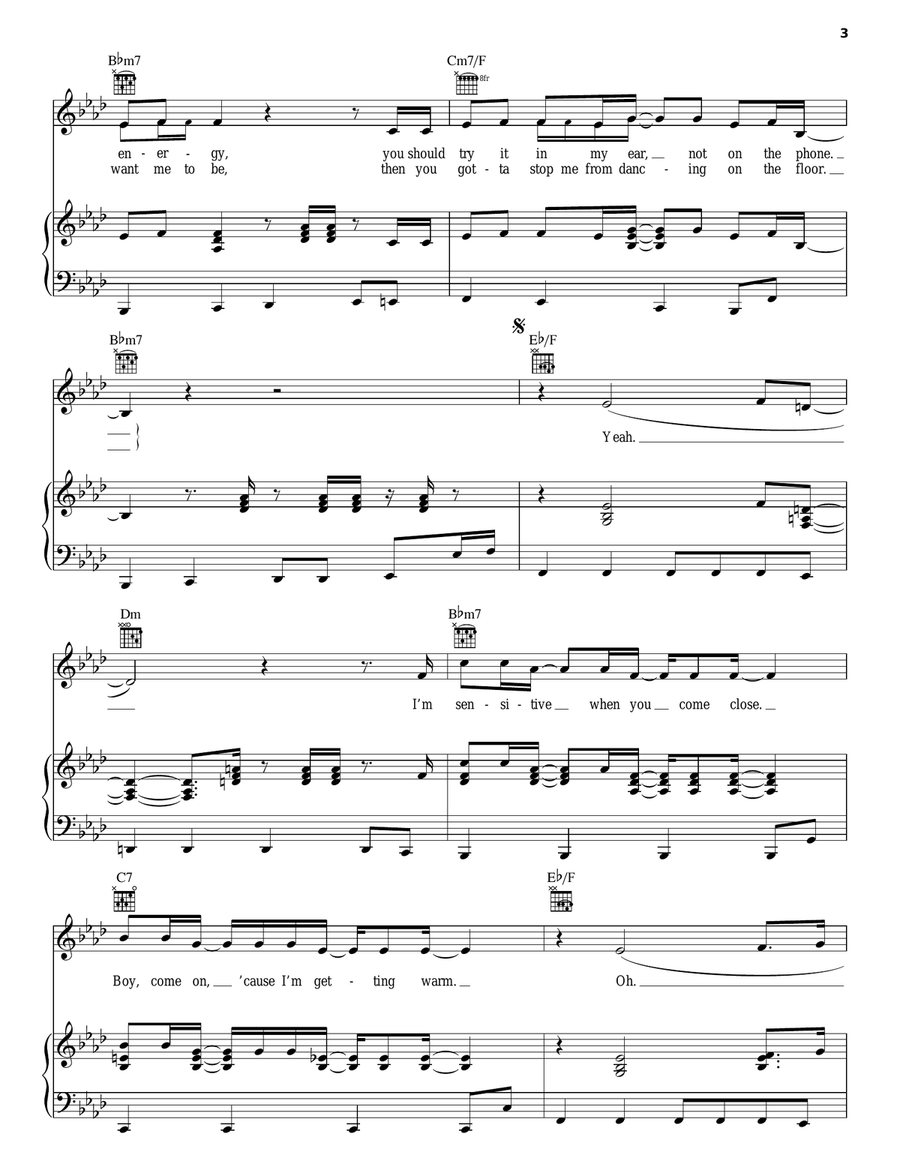 Till The Morning Till The Morning Piano, Vocal, Guitar scores gallery preview page 3