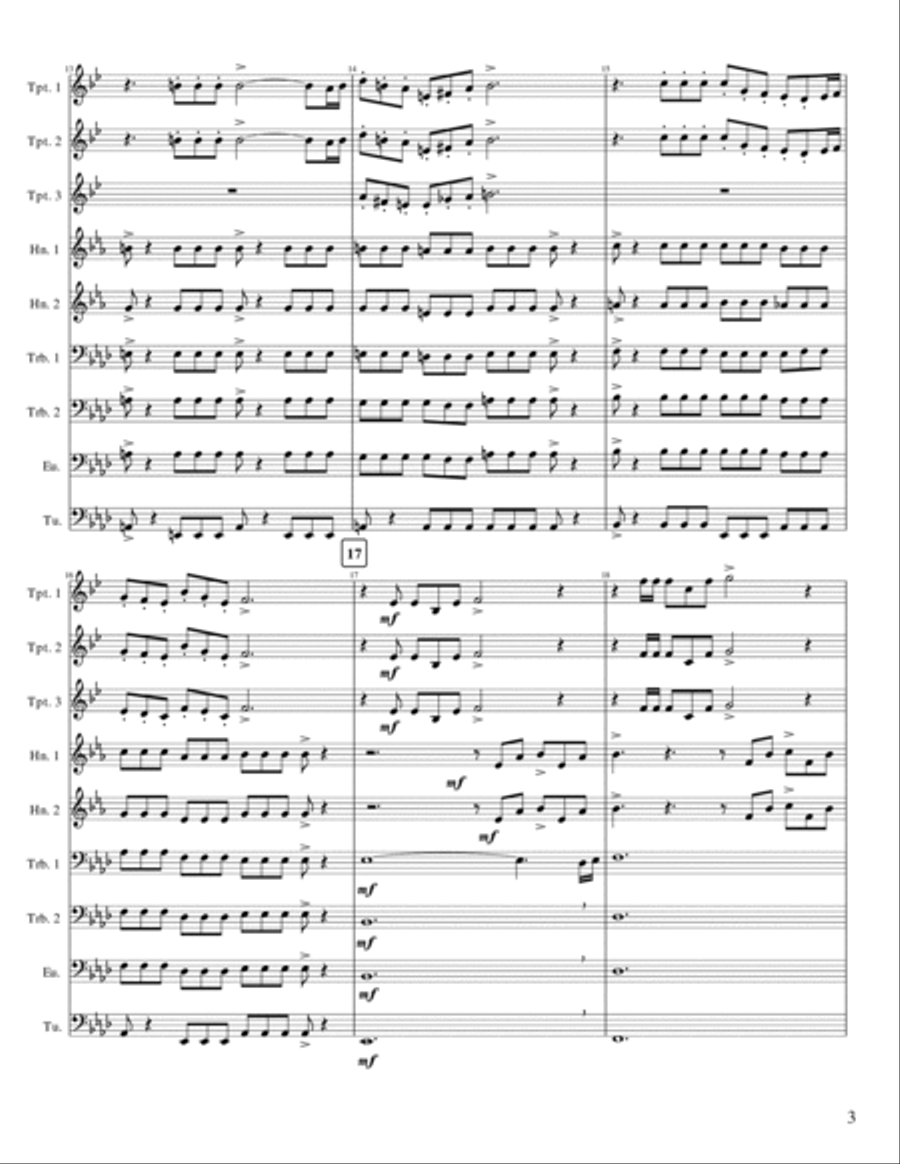 Wings of Apollo Small Ensemble scores gallery preview page 4