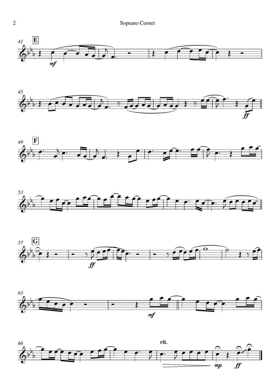 No Time To Die Brass Band scores gallery preview page 3