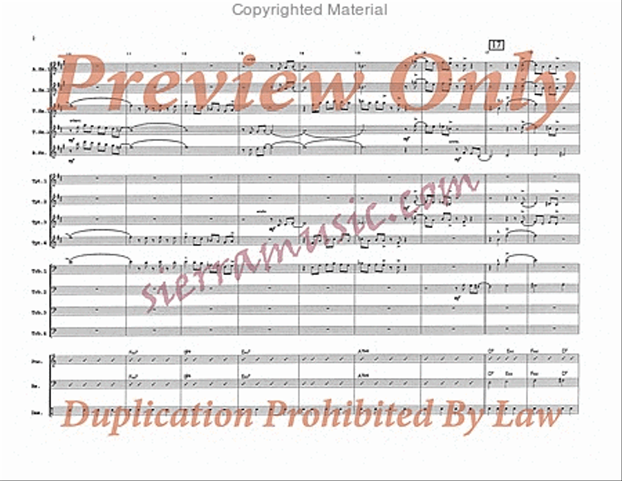 After You've Gone Big Band scores gallery preview page 3