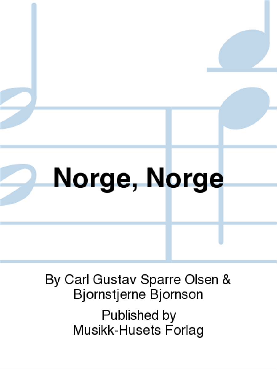 Norge, Norge Men's Choir scores gallery preview page 1