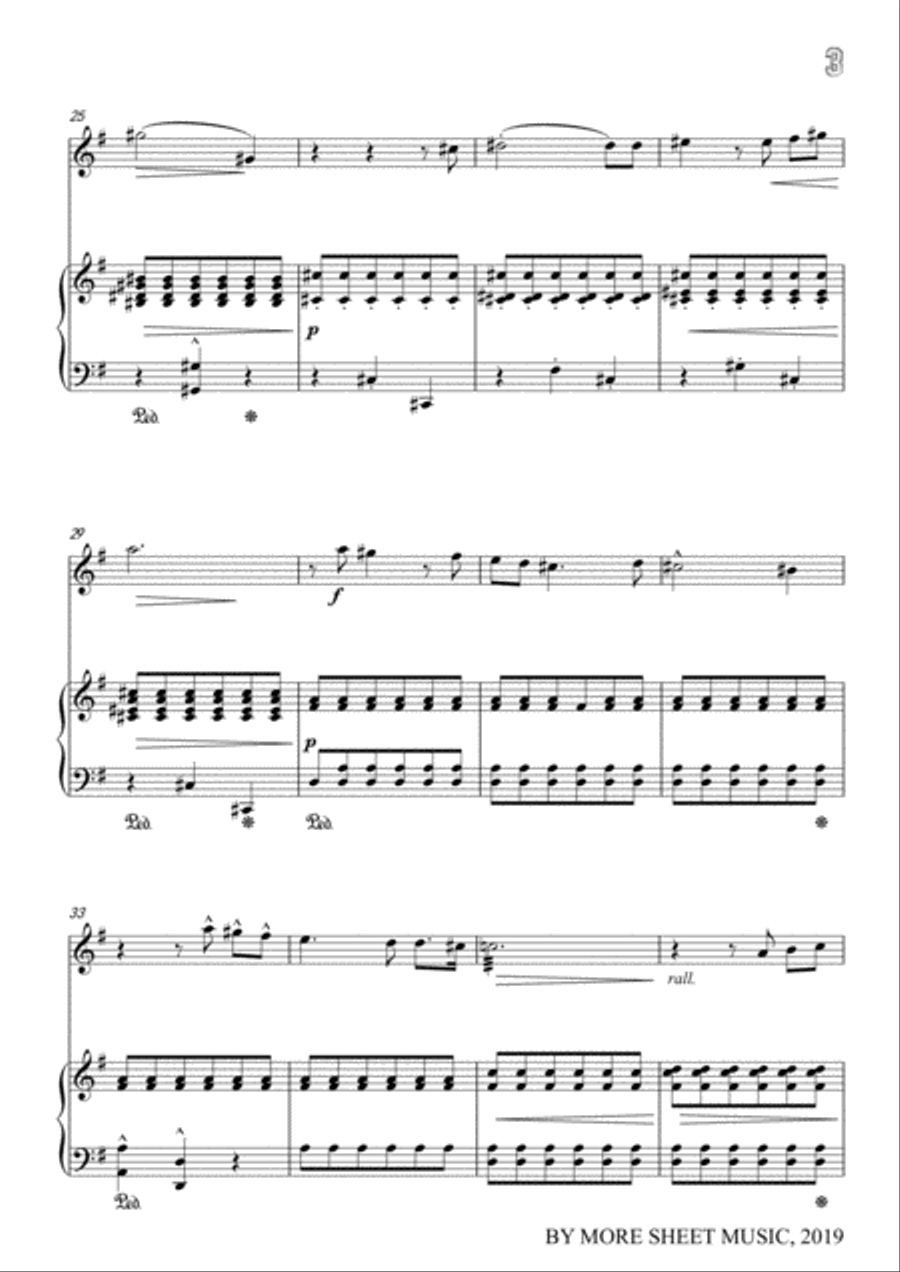 Viardot-Fleur desséchée, for Violin and Piano Violin Solo scores gallery preview page 5