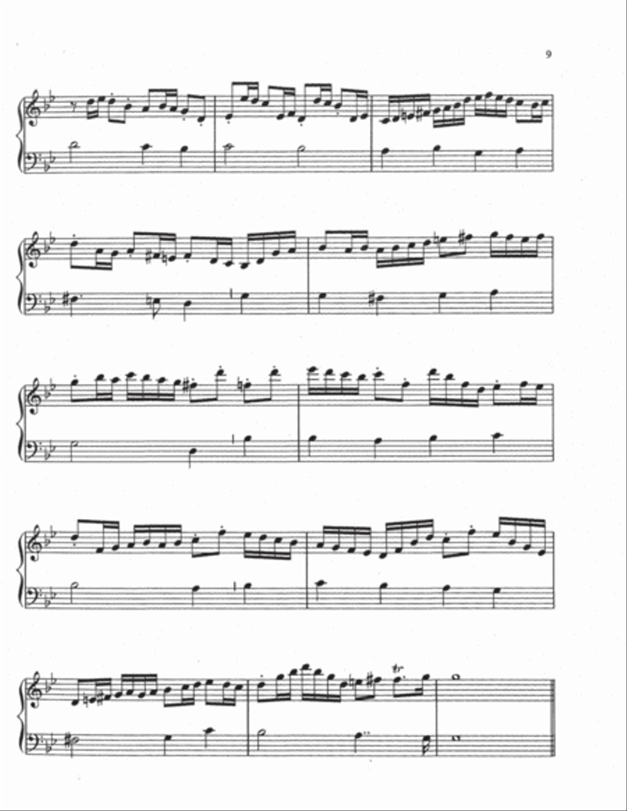 Partita on Adeste Fideles Organ scores gallery preview page 9