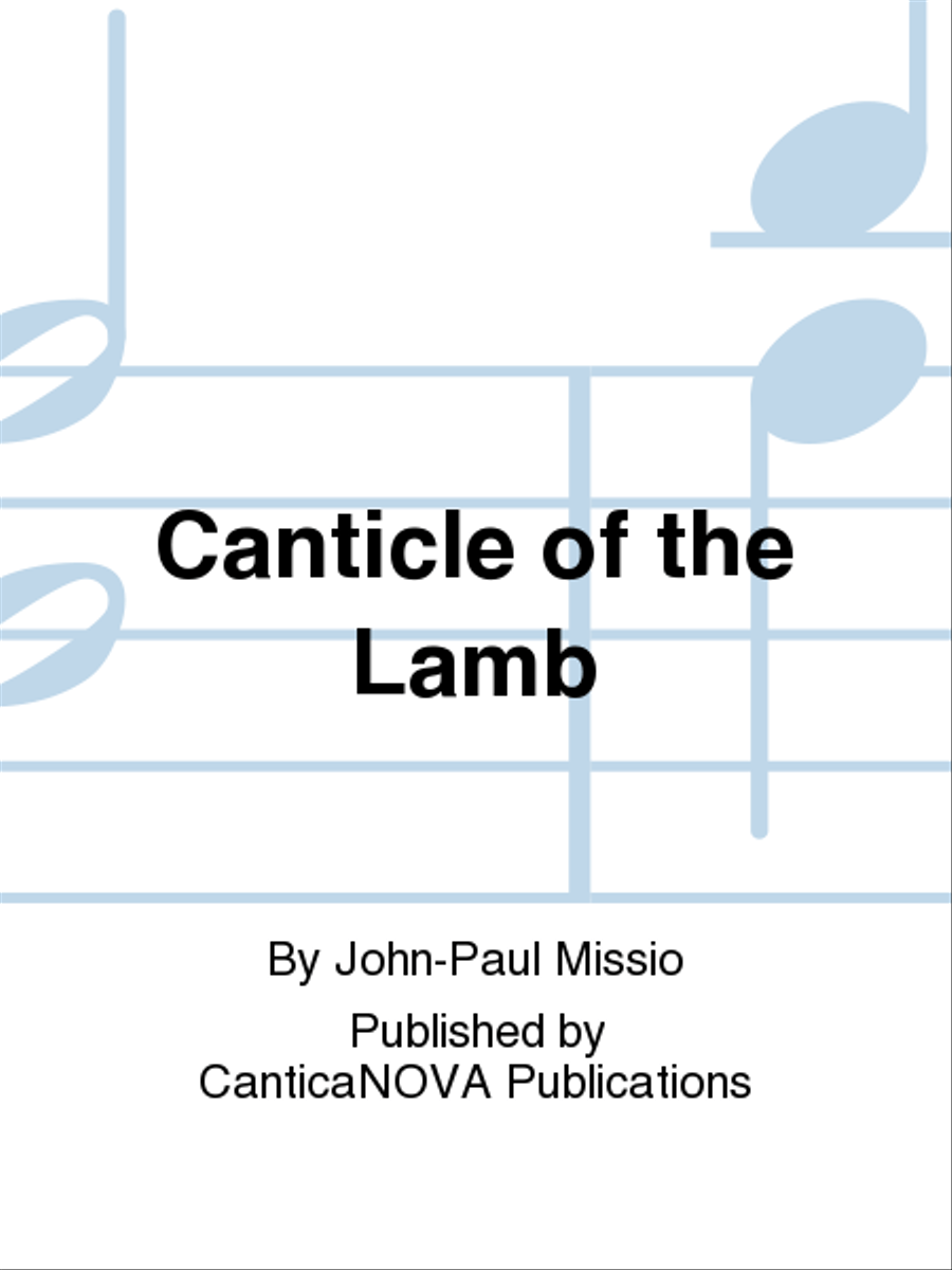 Canticle of the Lamb 3-Part scores gallery preview page 1