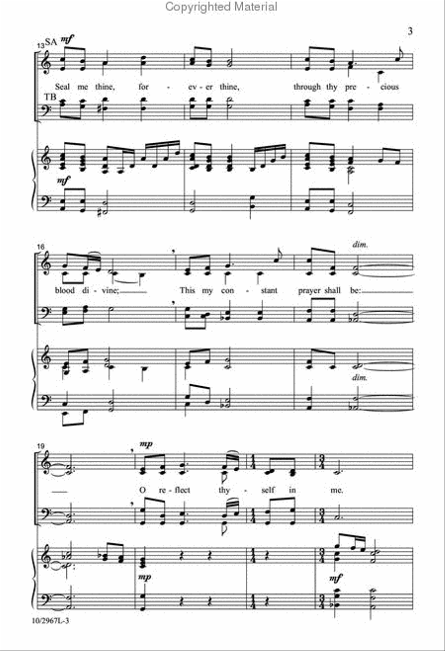 Thyself in Me 4-Part scores gallery preview page 3