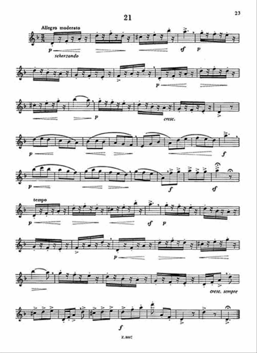 30 Easy and Progressive Studies for Flute Flute Solo scores gallery preview page 4