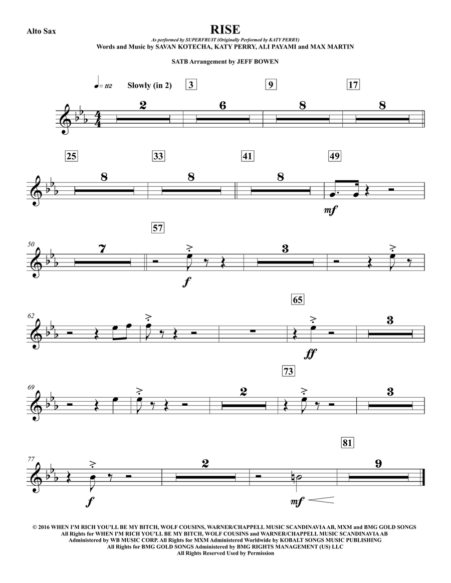 Rise Concert Band scores gallery preview page 3
