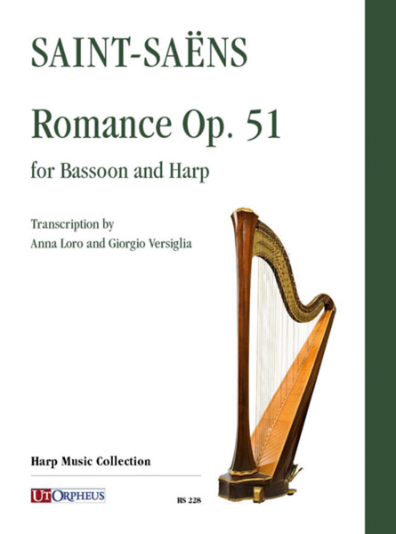 Romance Op. 51 for Bassoon and Harp by Camille Saint-Saens Bassoon - Sheet Music