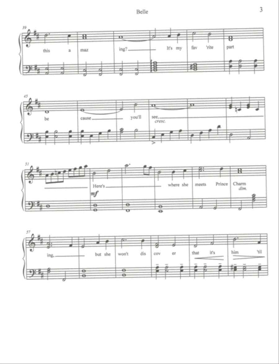 Belle Small Ensemble scores gallery preview page 3