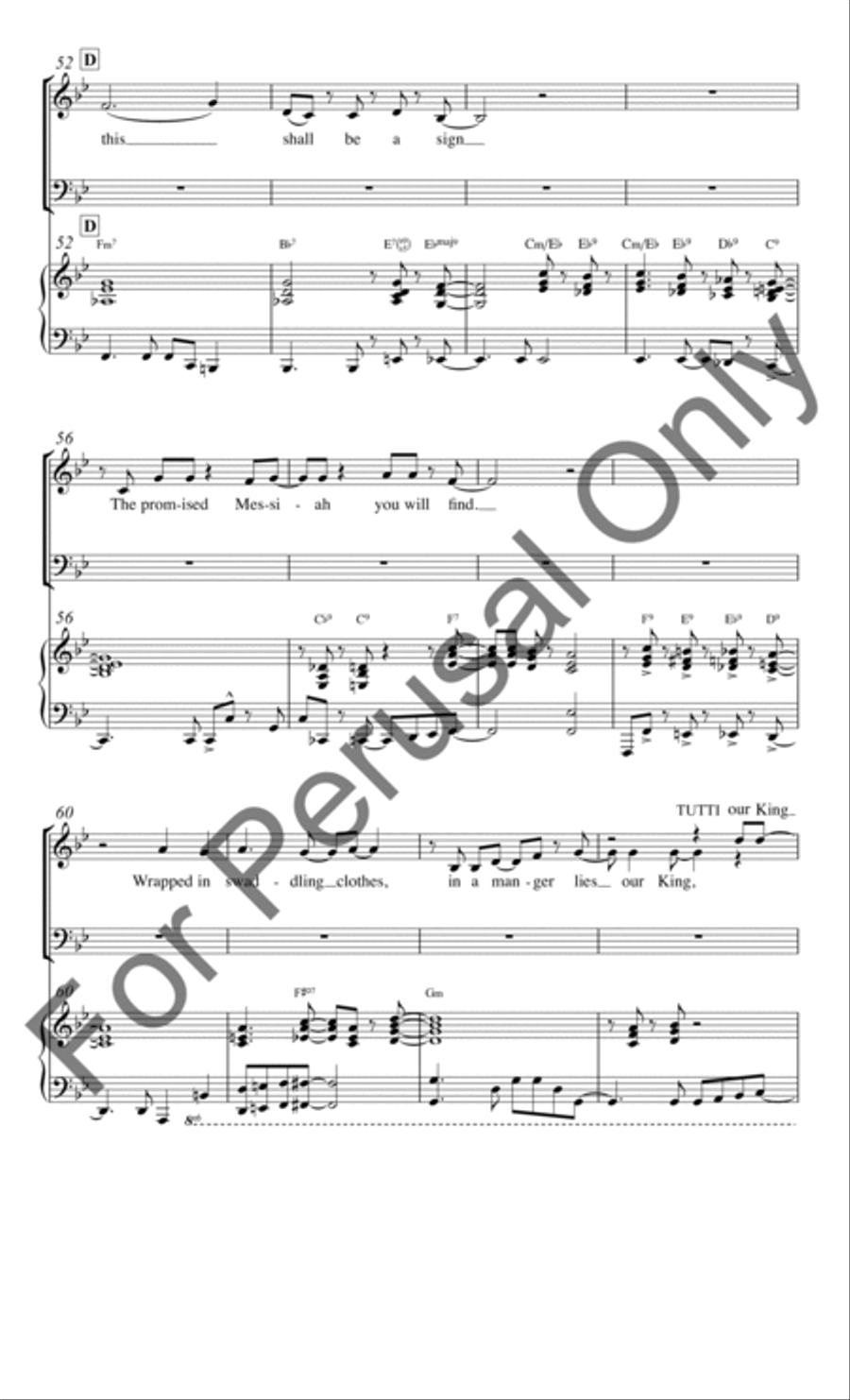 Glory to God in the Highest (Choral Score) 4-Part scores gallery preview page 7