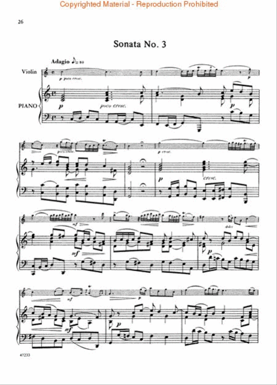 Twelve Sonatas, Op. 5 – Volume 1 Violin Solo scores gallery preview page 3