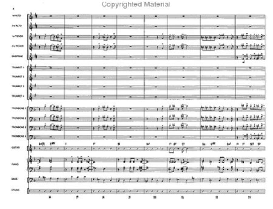 Blues for Buster Blues for Buster Jazz Ensemble scores gallery preview page 4