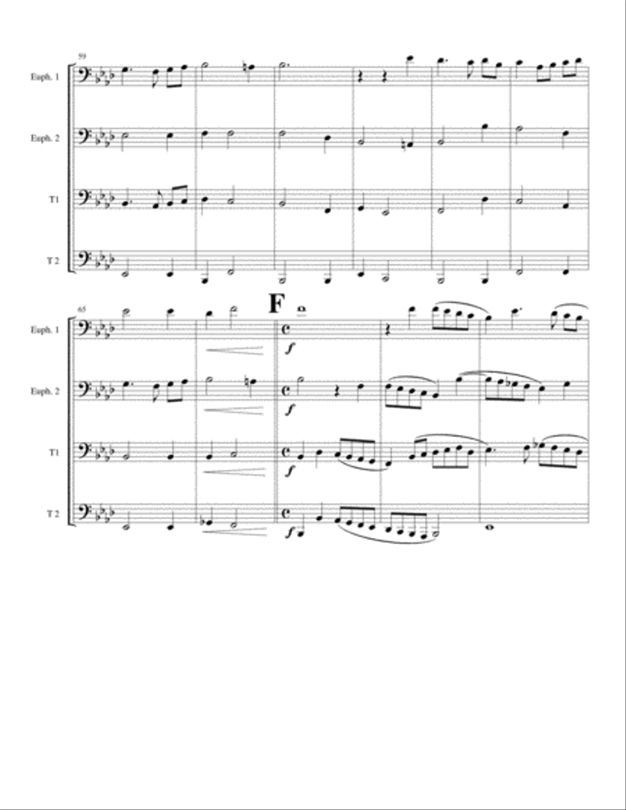 O Magnum Mysterium Brass Ensemble scores gallery preview page 6