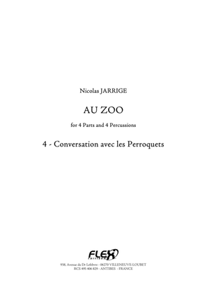 Book cover for Au Zoo - 4 - Conversation avec les Perroquets