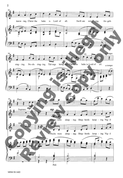 Infant Holy, Infant Lowly (Choral Score)
