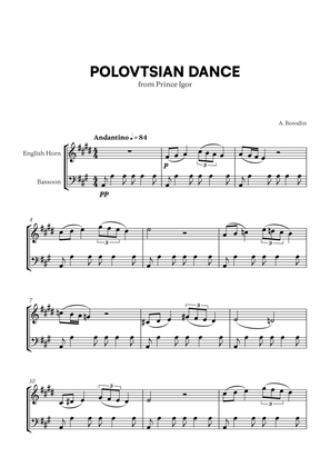 Polovtsian Dance (from Prince Igor) (for English Horn and Bassoon)