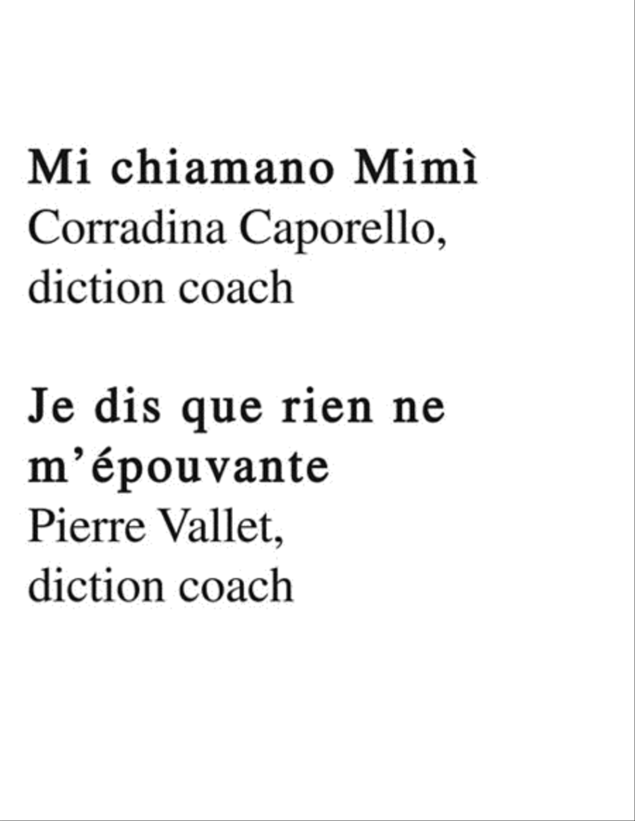 Diction Coach – G. Schirmer Opera Anthology (Arias for Soprano) Voice Solo scores gallery preview page 6